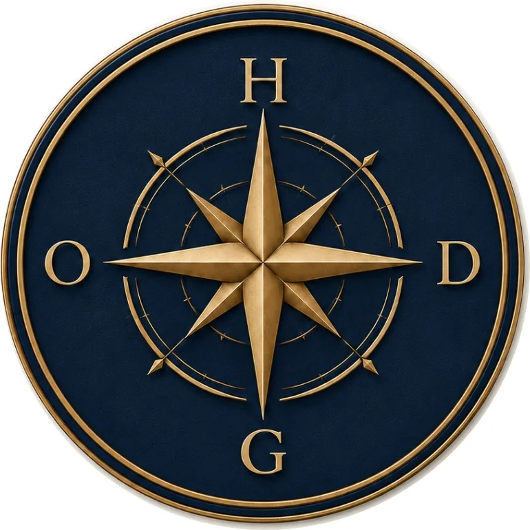 Logo HDGO Expertise : rose des vents
