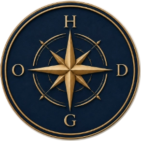 Logo HDGO Expertise : rose des vents
